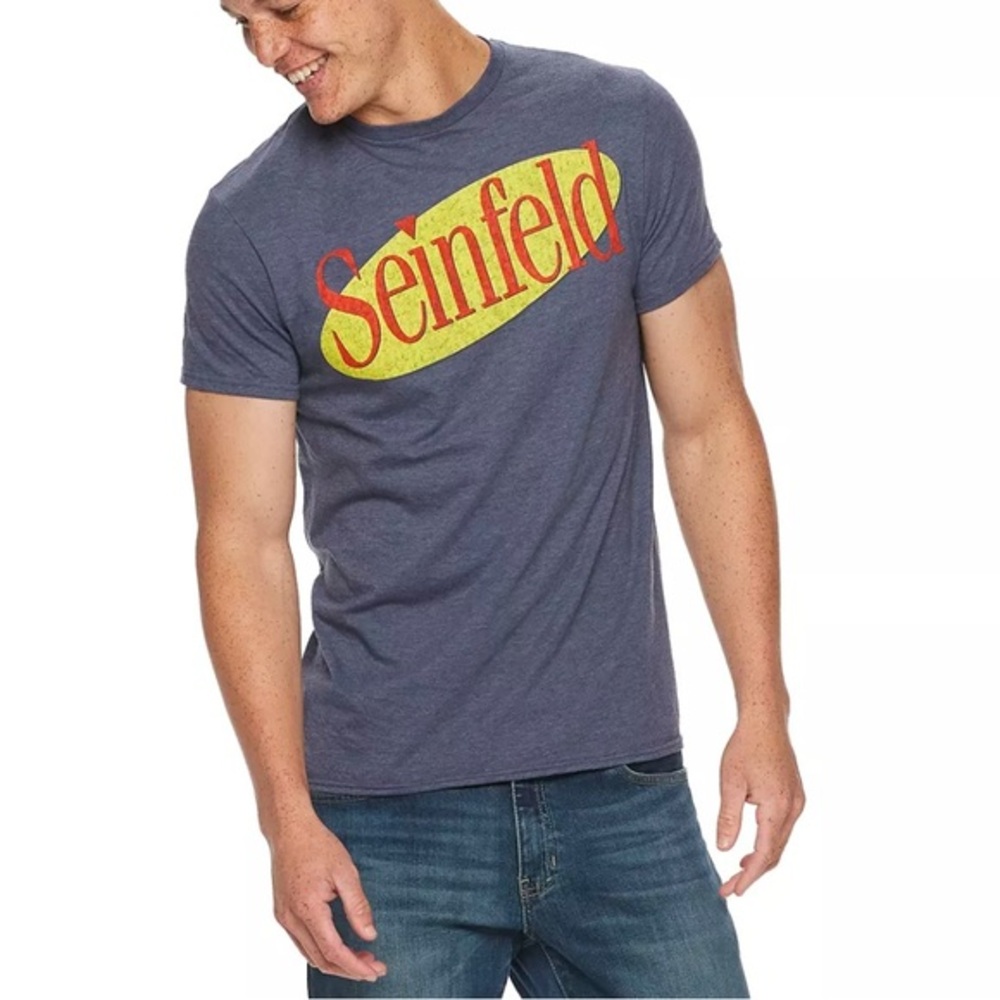 💫3 for $15/🌟5 for $20 New Men’s Seinfeld Logo Graphic T-Shirt Size Medium